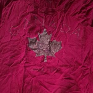 Joe Fresh Red Canada Tee